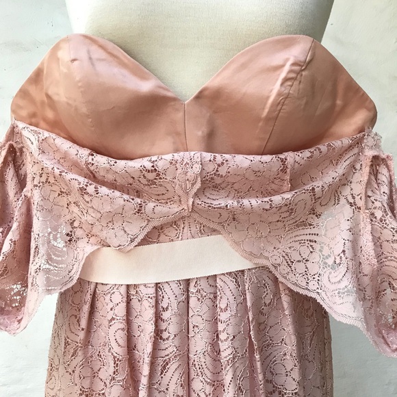 Watters&Watters Catania Pink Lace Dress Bridesmaid - Picture 6 of 6